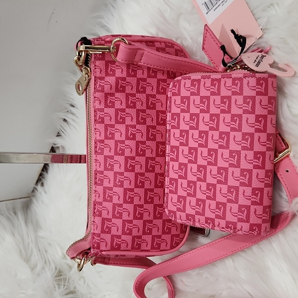 🔹️Juicy Couture🔹️ Pink Lemonade Miss Juicy Crossbody Bag + Wallet Set bundle - Picture 9 of 9